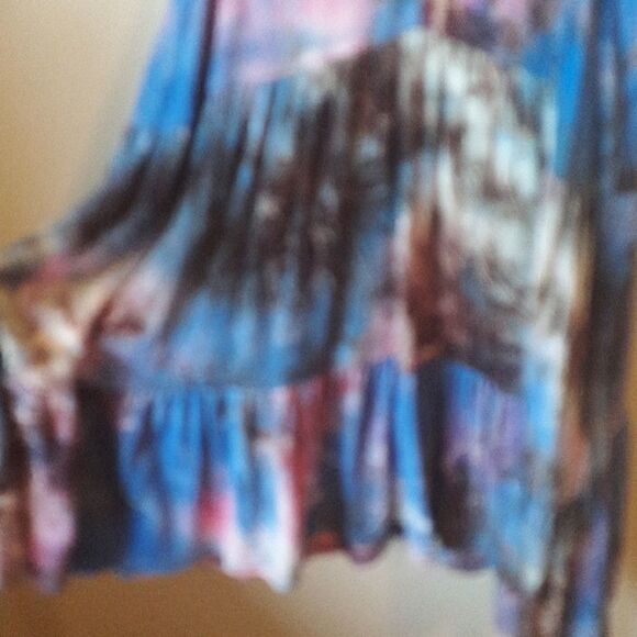 ECOTE TIE DYED TANK TUNIC/ DRESS MEDIUM - Picture 4 of 4